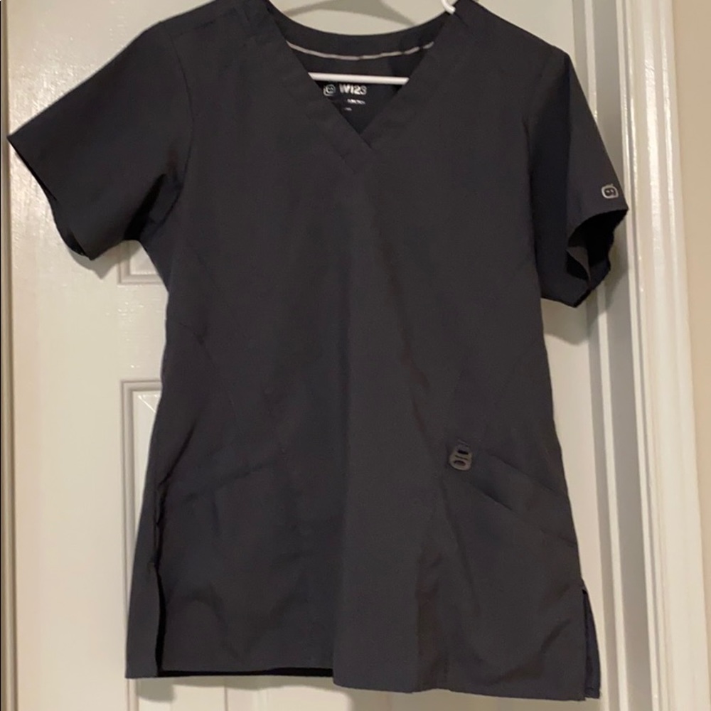 Gray scrub set